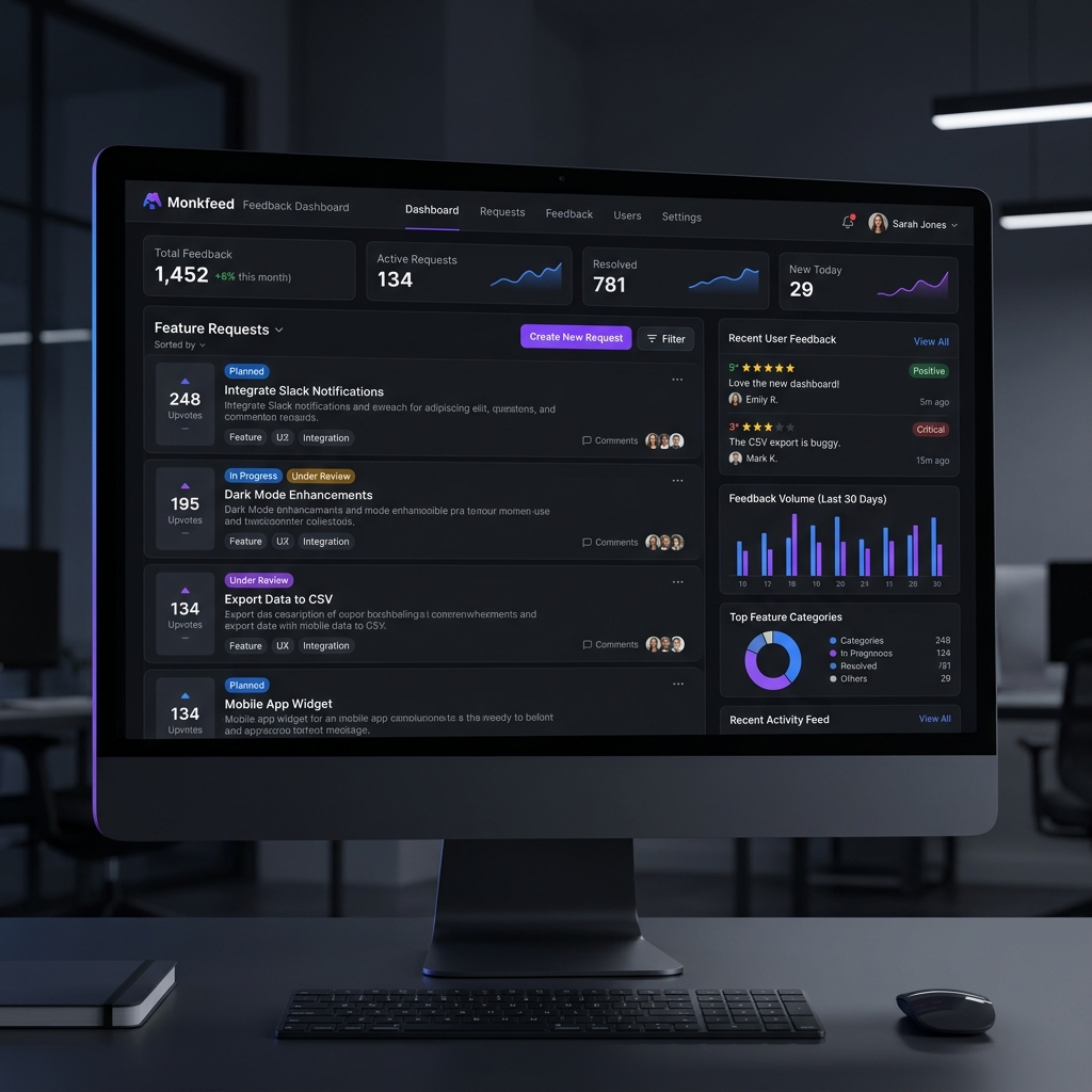 Stop Guessing, Start Building: Introducing Monkfeed, the Feedback Widget That Actually Drives Product Decisions